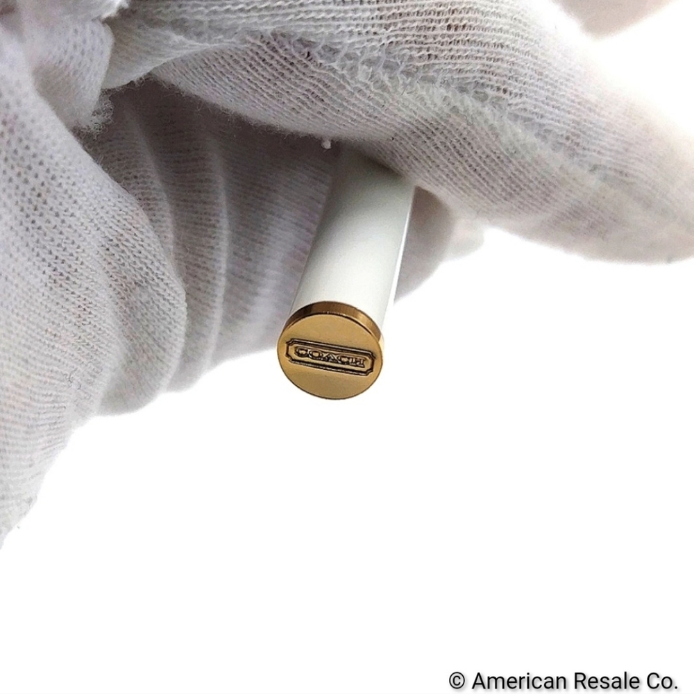 COACH Vintage White and Gold 4" Wallet Pen-EXTREMELY RARE! Authentic. - Picture 3 of 5